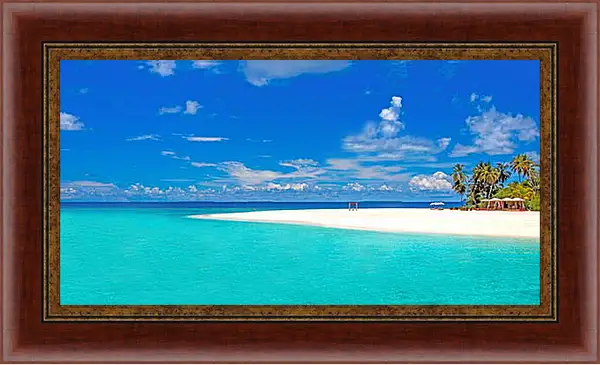 Картина в раме - Море и пляж Картина в раме - Море и пляж