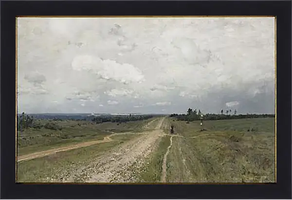 Картина в раме - Владимирка. Левитан Исаак Картина в раме - Владимирка. Левитан Исаак