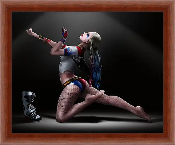 Картина в раме - Харли Квинн (Harley Quinn) Картина в раме - Харли Квинн (Harley Quinn)