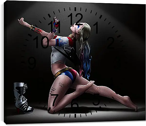 Часы картина - Харли Квинн (Harley Quinn) Часы картина - Харли Квинн (Harley Quinn)