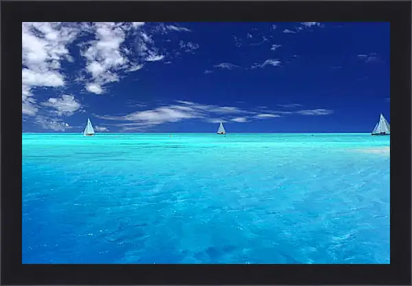 Картина в раме - Небо и море Картина в раме - Небо и море