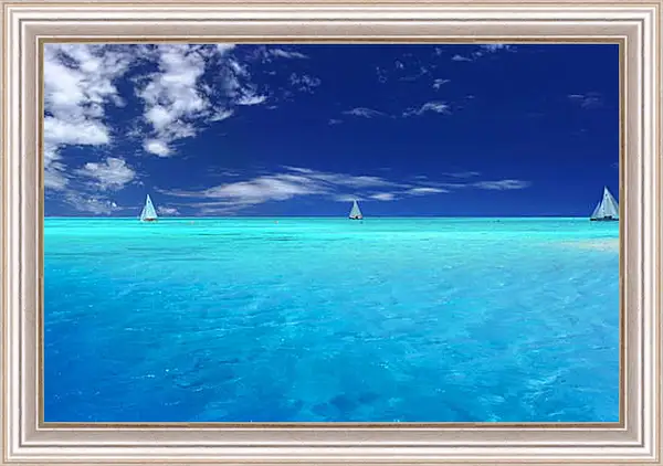 Картина в раме - Небо и море Картина в раме - Небо и море