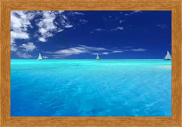 Картина в раме - Небо и море Картина в раме - Небо и море