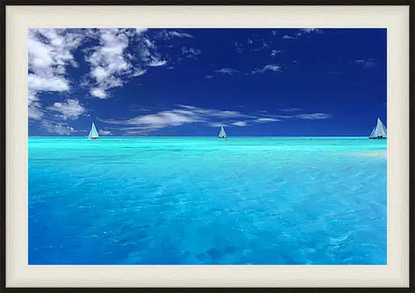 Картина в раме - Небо и море Картина в раме - Небо и море