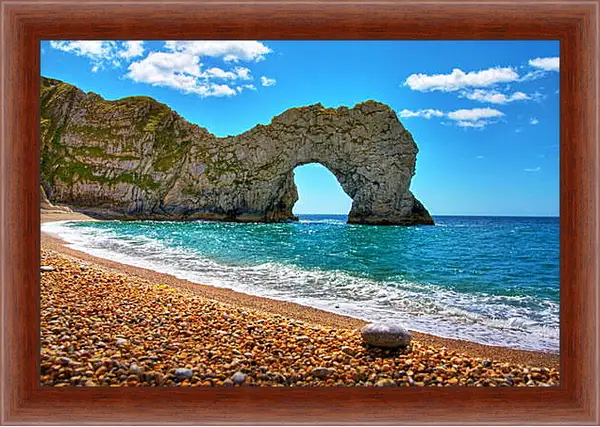 Картина в раме - Скалы, море Картина в раме - Скалы, море