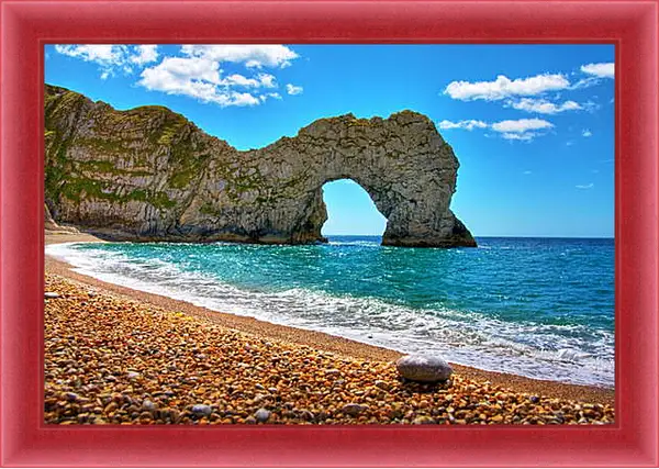 Картина в раме - Скалы, море Картина в раме - Скалы, море