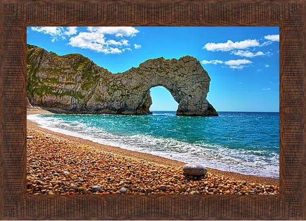 Картина в раме - Скалы, море Картина в раме - Скалы, море