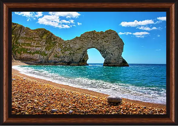 Картина в раме - Скалы, море Картина в раме - Скалы, море