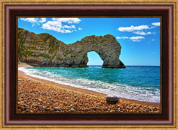 Картина в раме - Скалы, море Картина в раме - Скалы, море