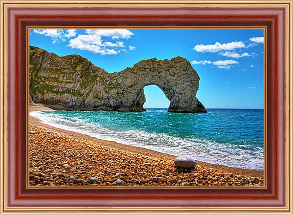 Картина в раме - Скалы, море Картина в раме - Скалы, море