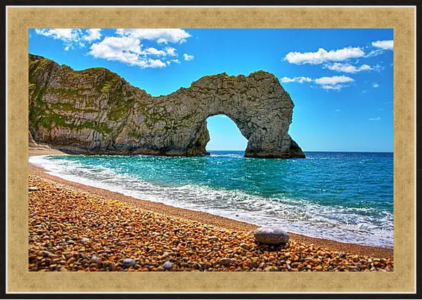 Картина в раме - Скалы, море Картина в раме - Скалы, море