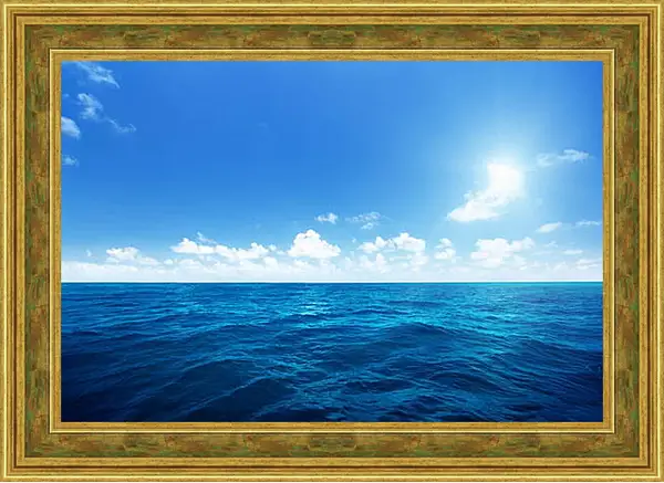 Картина в раме - Море, солнце Картина в раме - Море, солнце