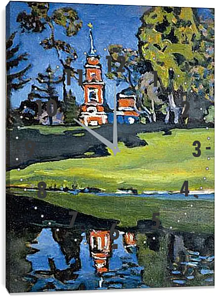 Часы картина - Аkhtyrka. Кандинский Василий Часы картина - Аkhtyrka. Кандинский Василий
