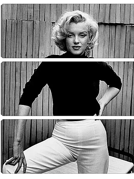 Модульная картина - Мерилин Монро в белых брюках (Marilyn Monroe) Модульная картина - Мерилин Монро в белых брюках (Marilyn Monroe)