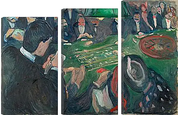 Модульная картина - At the Roulette Table in Monte Carlo Модульная картина - At the Roulette Table in Monte Carlo