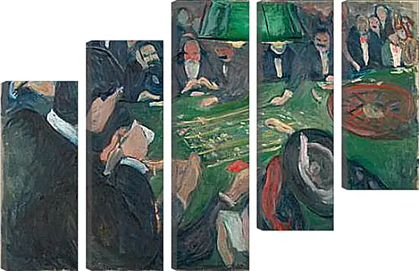 Модульная картина - At the Roulette Table in Monte Carlo. Эдвард Мун Модульная картина - At the Roulette Table in Monte Carlo. Эдвард Мун