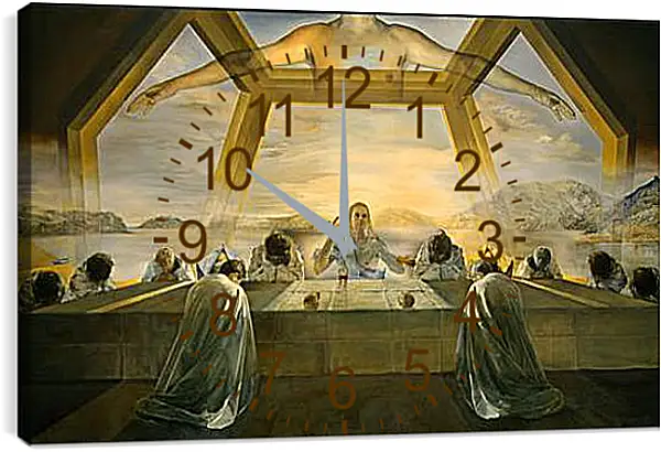 Часы картина - The Sacrament of the Last Supper. Сальвадор Дали Часы картина - The Sacrament of the Last Supper. Сальвадор Дали