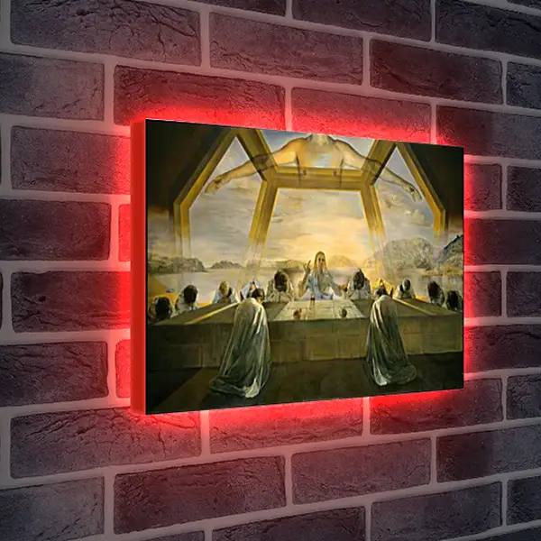 Лайтбокс световая панель - The Sacrament of the Last Supper. Сальвадор Дали Лайтбокс световая панель - The Sacrament of the Last Supper. Сальвадор Дали
