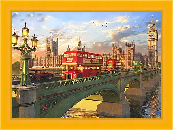 Картина в раме - Лондонский мост Картина в раме - Лондонский мост