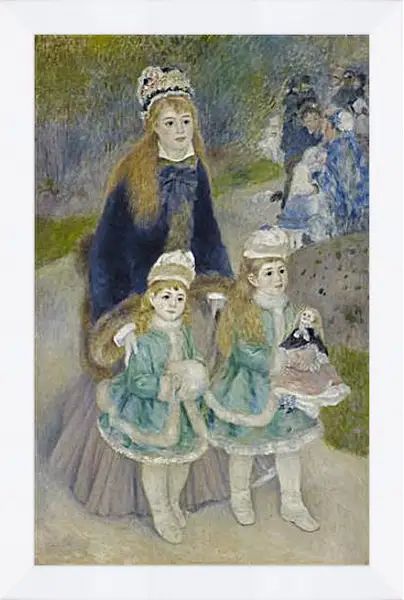 Картина в раме - Madame Georges Charpentier and Her Children at park. Пьер Огюст Ренуар Картина в раме - Madame Georges Charpentier and Her Children at park. Пьер Огюст Ренуар