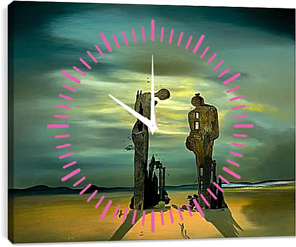 Часы картина - Archeological Reminiscence Millet S Angelus. Сальвадор Дали Часы картина - Archeological Reminiscence Millet S Angelus. Сальвадор Дали