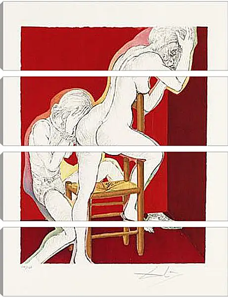 Модульная картина - Three plays by the Marquis de Sade Модульная картина - Three plays by the Marquis de Sade