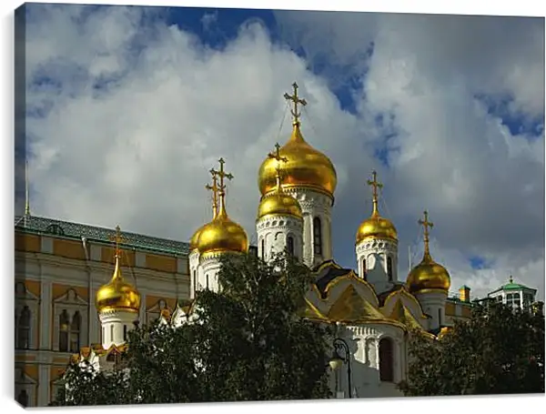 Постер на подрамнике - Храм Москва Постер на подрамнике - Храм Москва