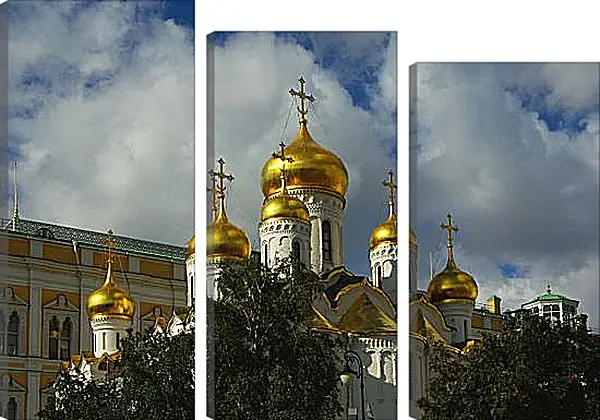 Модульная картина - Храм Москва Модульная картина - Храм Москва