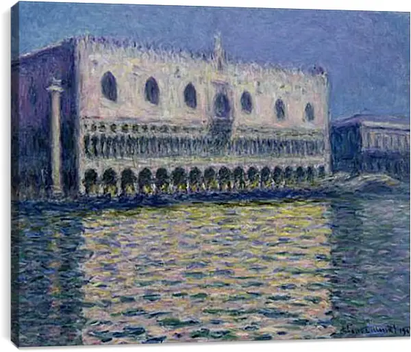 Постер на подрамнике - Palazzo Ducale. Клод Моне Постер на подрамнике - Palazzo Ducale. Клод Моне