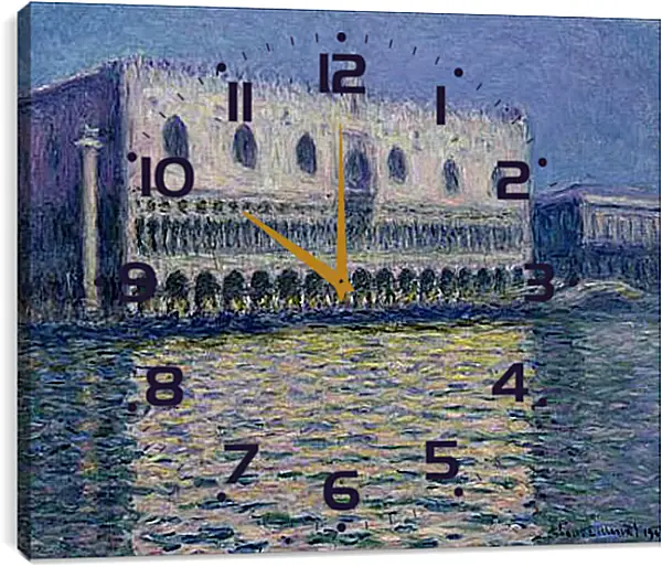 Часы картина - Palazzo Ducale. Клод Моне Часы картина - Palazzo Ducale. Клод Моне