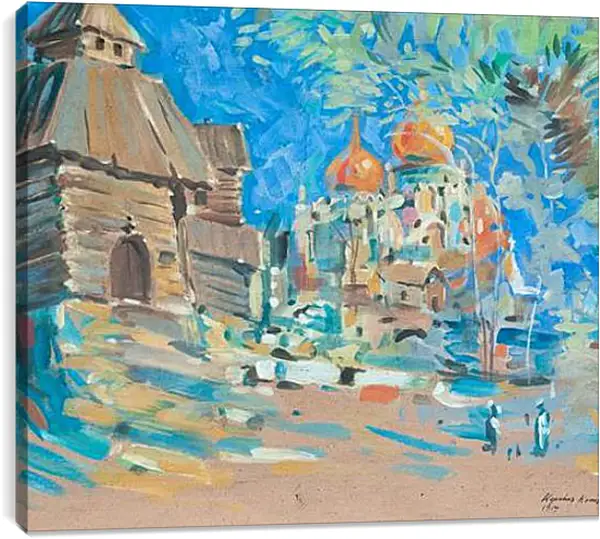 Постер на подрамнике - SKETCH FOR THEATER DESIGN. Коровин Константин Постер на подрамнике - SKETCH FOR THEATER DESIGN. Коровин Константин