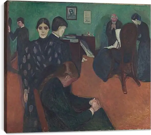 Постер на подрамнике - A Portrait of Grief. Эдвард Мун Постер на подрамнике - A Portrait of Grief. Эдвард Мун