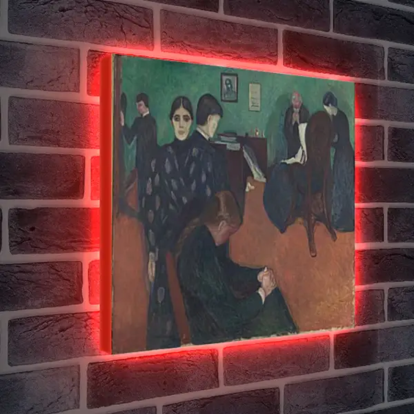 Лайтбокс световая панель - A Portrait of Grief. Эдвард Мун Лайтбокс световая панель - A Portrait of Grief. Эдвард Мун
