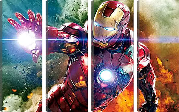 Модульная картина - Железный человек. Iron Man Модульная картина - Железный человек. Iron Man