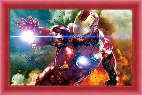 Картина в раме - Железный человек. Iron Man Картина в раме - Железный человек. Iron Man