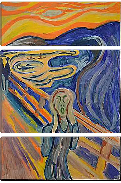 Модульная картина - the scream Модульная картина - the scream