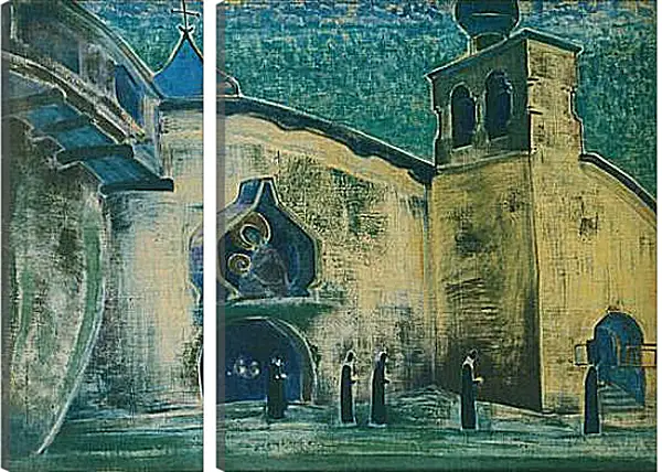 Модульная картина - И мы приносим свет. Рерих Николай Модульная картина - И мы приносим свет. Рерих Николай
