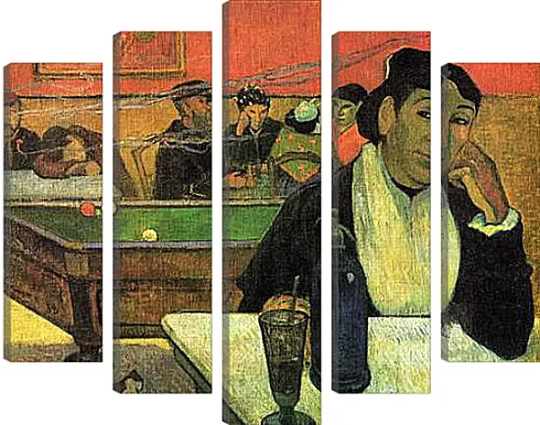 Модульная картина - Cafe de Nuit, Arles Catala. Поль Гоген Модульная картина - Cafe de Nuit, Arles Catala. Поль Гоген
