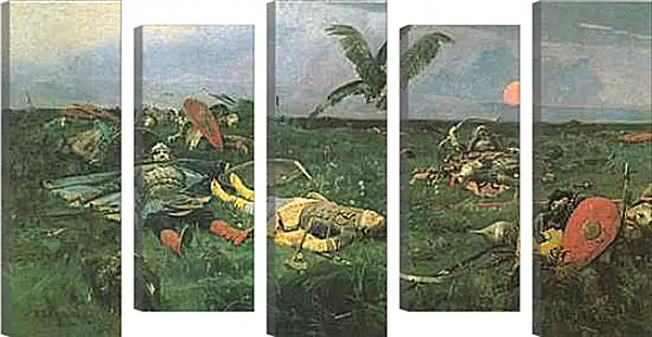 Модульная картина - После побоища Игоря Святославовича. Виктор Васнецов Модульная картина - После побоища Игоря Святославовича. Виктор Васнецов
