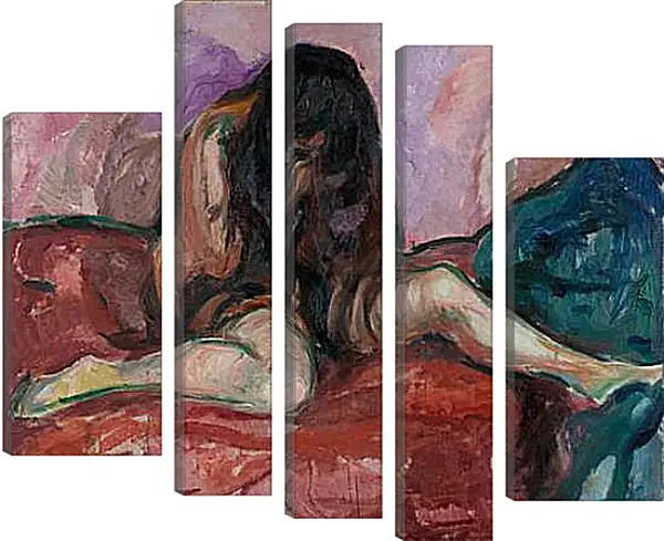 Модульная картина - Weeping Nude Модульная картина - Weeping Nude