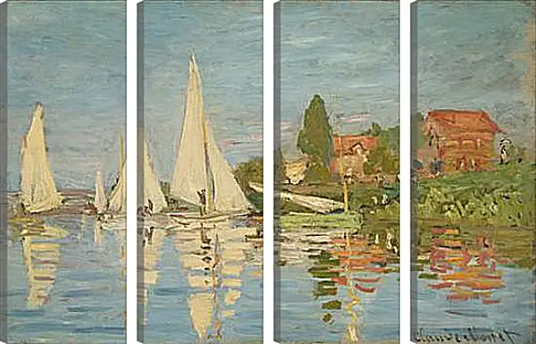 Модульная картина - Regatta at Argenteuil Модульная картина - Regatta at Argenteuil