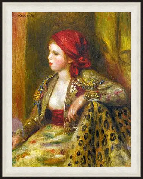 Картина в раме - Odalisque. Пьер Огюст Ренуар Картина в раме - Odalisque. Пьер Огюст Ренуар