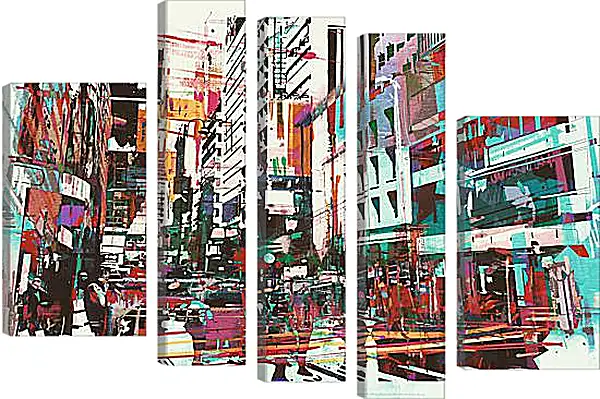 Модульная картина - ART город Модульная картина - ART город