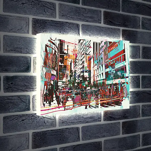 Лайтбокс световая панель - ART город Лайтбокс световая панель - ART город