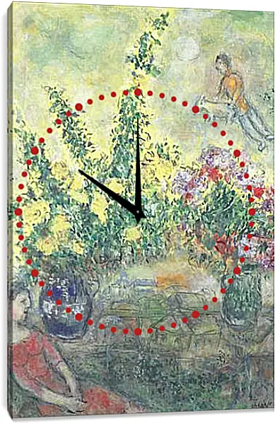 Часы картина - Le souvenir Часы картина - Le souvenir