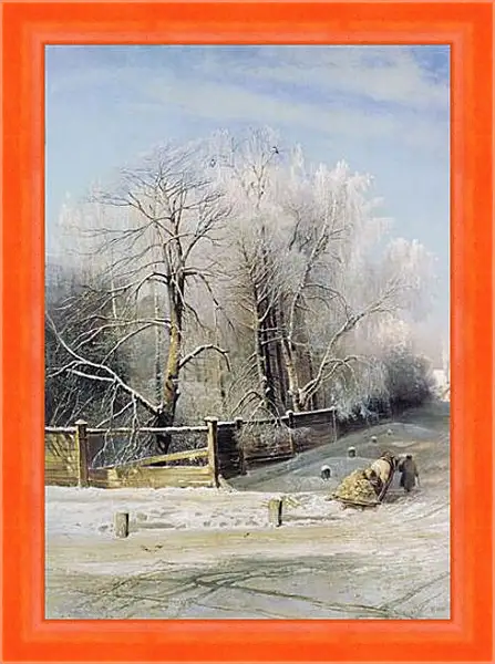 Картина в раме - Зимний пейзаж Картина в раме - Зимний пейзаж