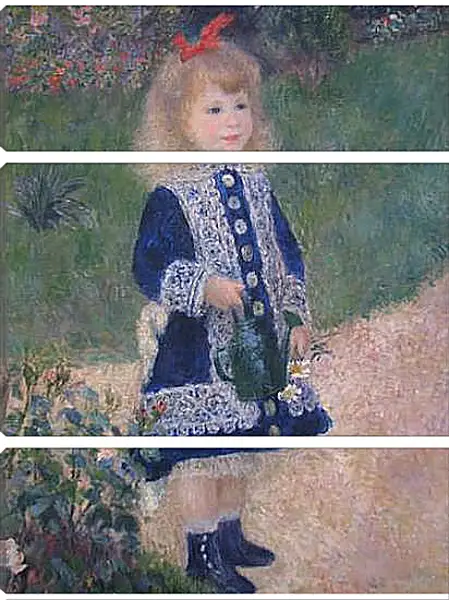 Модульная картина - A Girl With a Watering Can Модульная картина - A Girl With a Watering Can