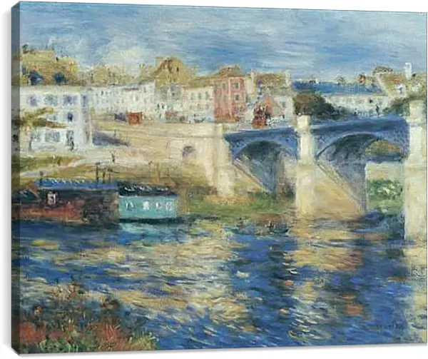 Постер на подрамнике - Le Pont de Chatou. Пьер Огюст Ренуар Постер на подрамнике - Le Pont de Chatou. Пьер Огюст Ренуар