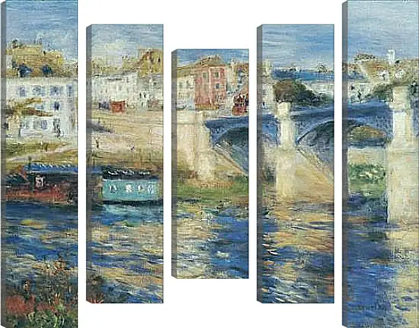 Модульная картина - Le Pont de Chatou. Пьер Огюст Ренуар Модульная картина - Le Pont de Chatou. Пьер Огюст Ренуар