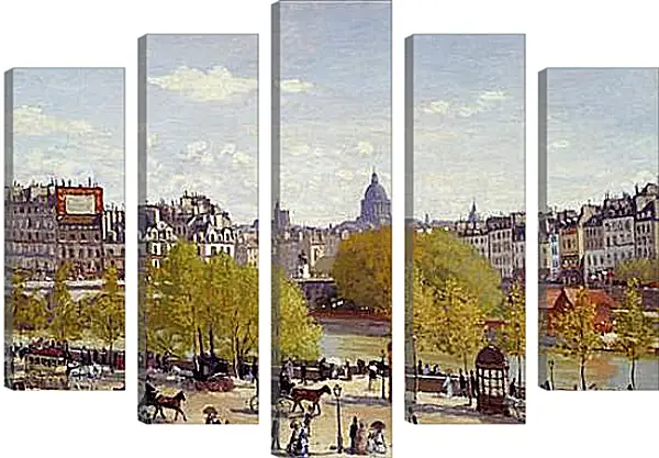 Модульная картина - Quai du Louvre Модульная картина - Quai du Louvre